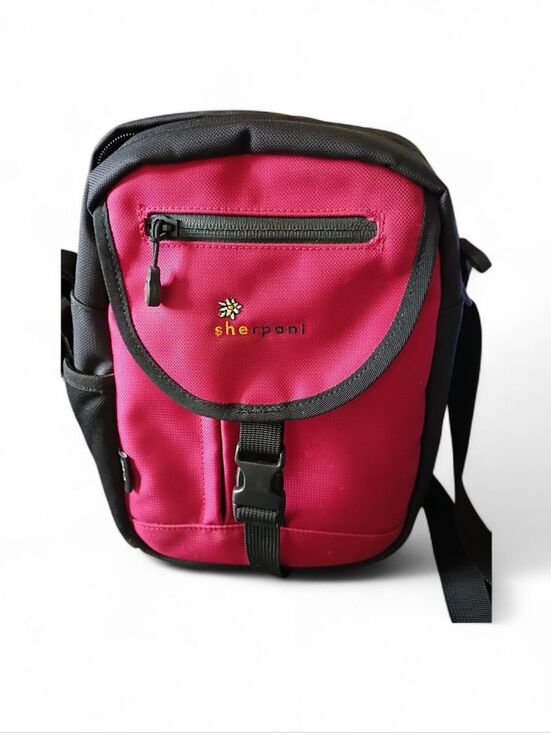Sherpani Handbags - Sherpani Pica Red & Black Crossbody Purse Bag Travel Hiking Lightweight